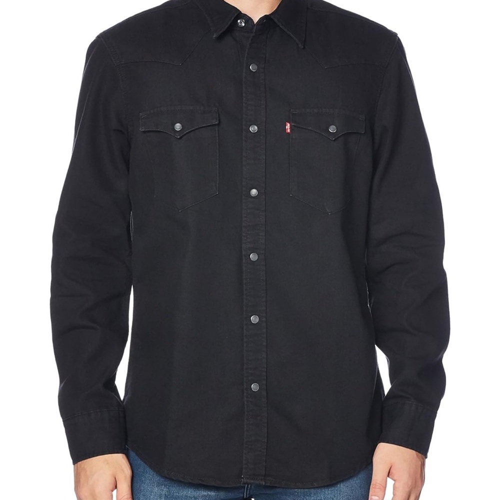 Levi's Black Casual Button Down Shirt